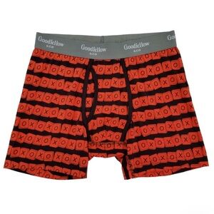 GOODFELLOW & CO KNIT BOXERS - RED XOXO SIZES S,M,L,XL NEW WITH TAGS)